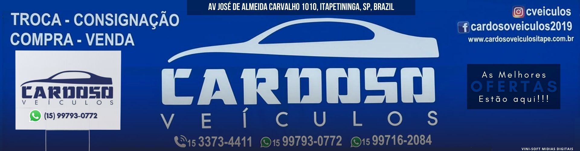 Banner CARDOSO VEICULOS